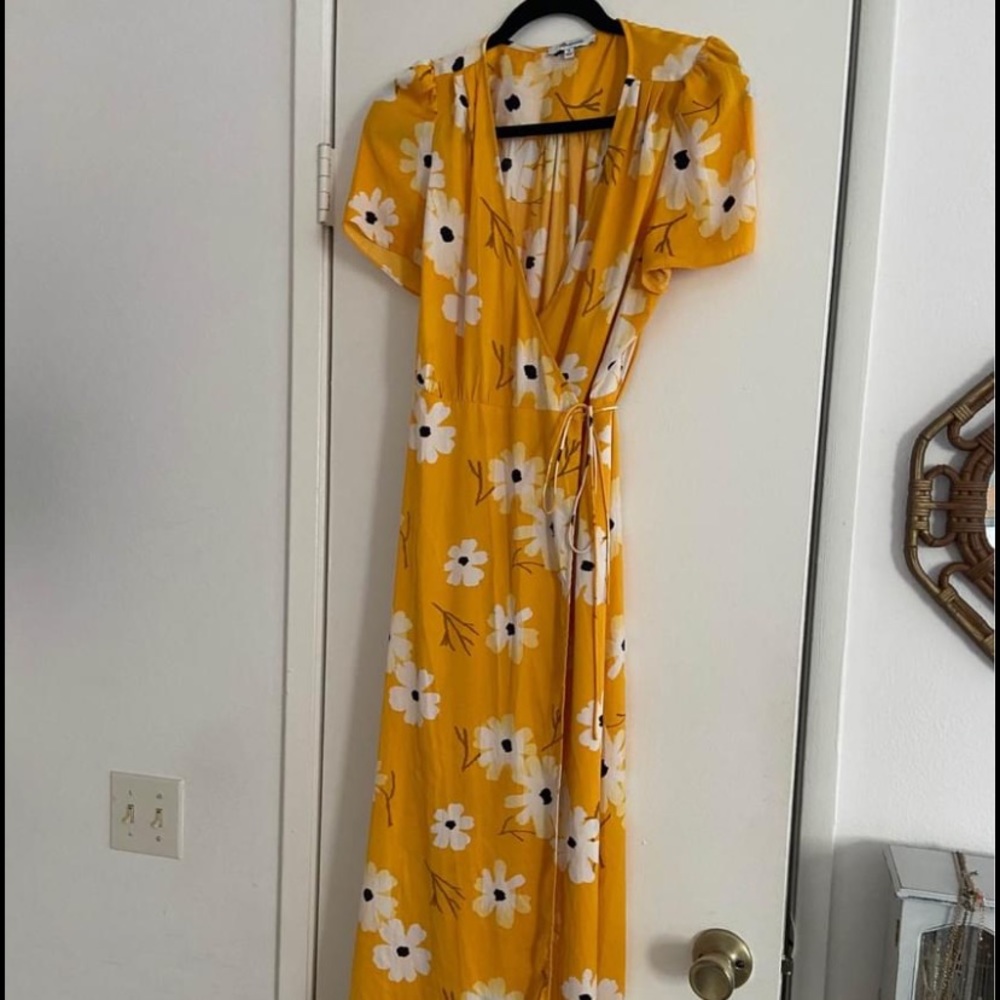 Madewell Floral Golden Maxi